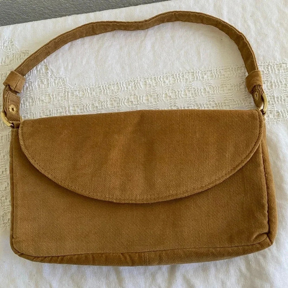 Vintage Victoria Secret camel corduroy Bag - Picture 1 of 6
